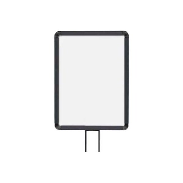 Lavi Industries Lavi Industries, Vertical Fixed Sign Frame, 50-1131F12V-S/MB, 11" x 14", For 13' Posts, Matte Black 50-1131F12V-S/MB - main